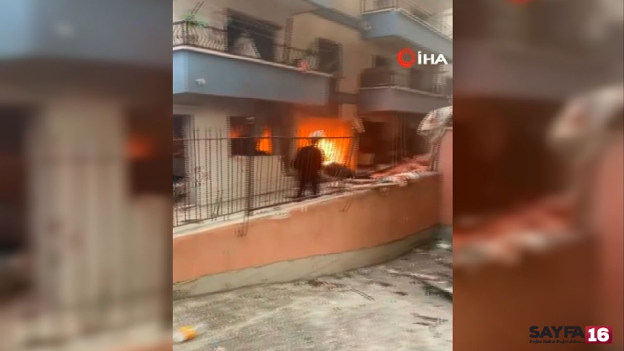 Ankara'daki Bir Evde Doğal Gaz Patlaması!