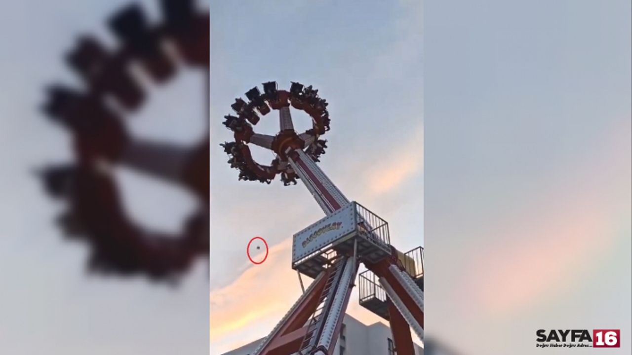 Bursa'da lunapark'ta korkutan an