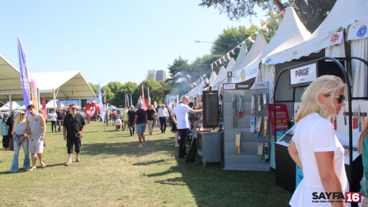 Bursa Gastronomi Festivali'ne yoğun katılım