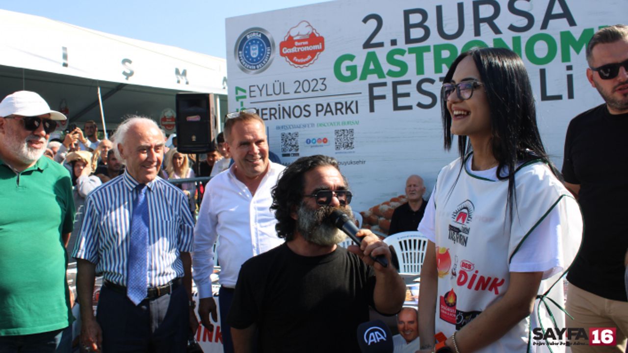 Bursa Gastronomi Festivali'nde 16 dakikada 8 Tahanlı yedi