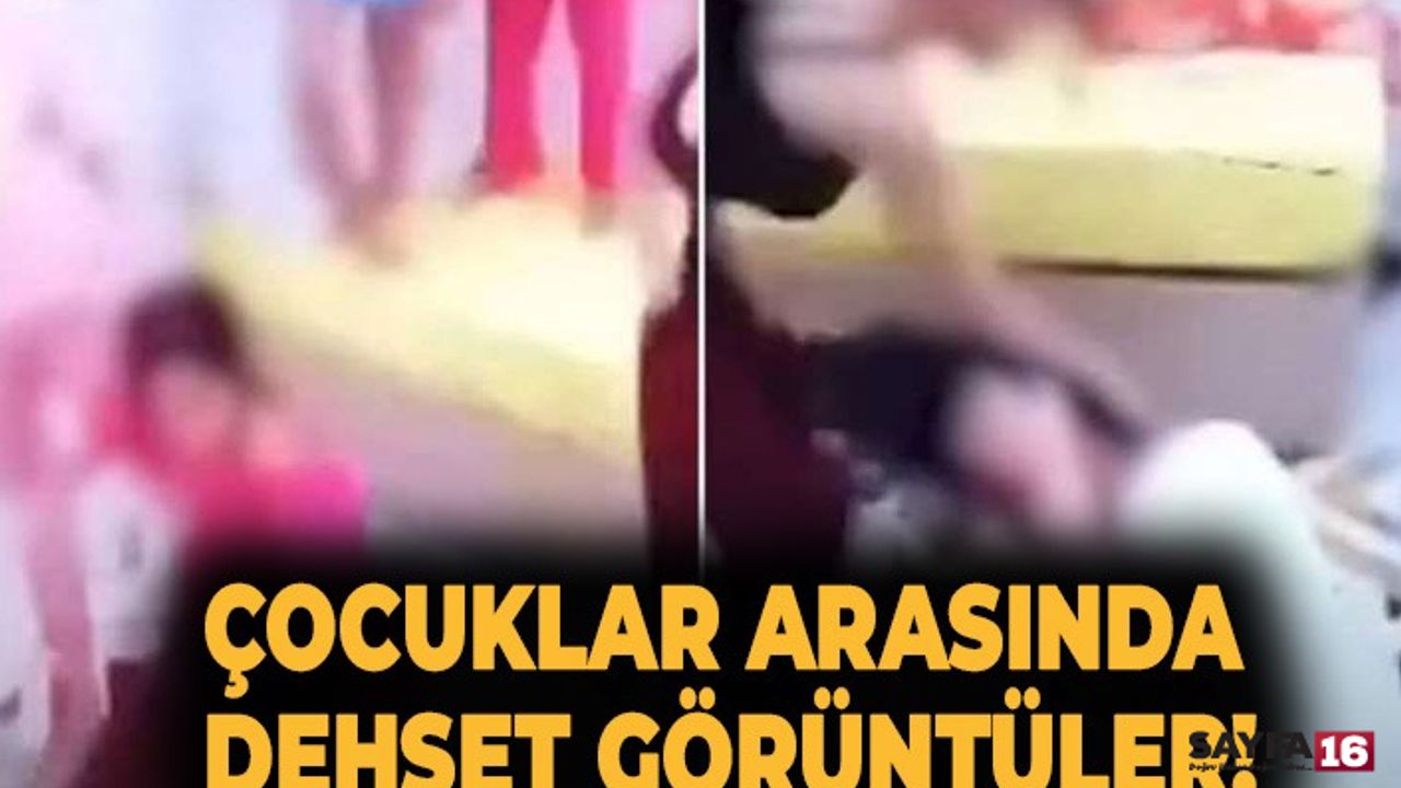 Çocuklar Arasında Dehşet Görüntüler! Akranları Böyle İşkence Etti