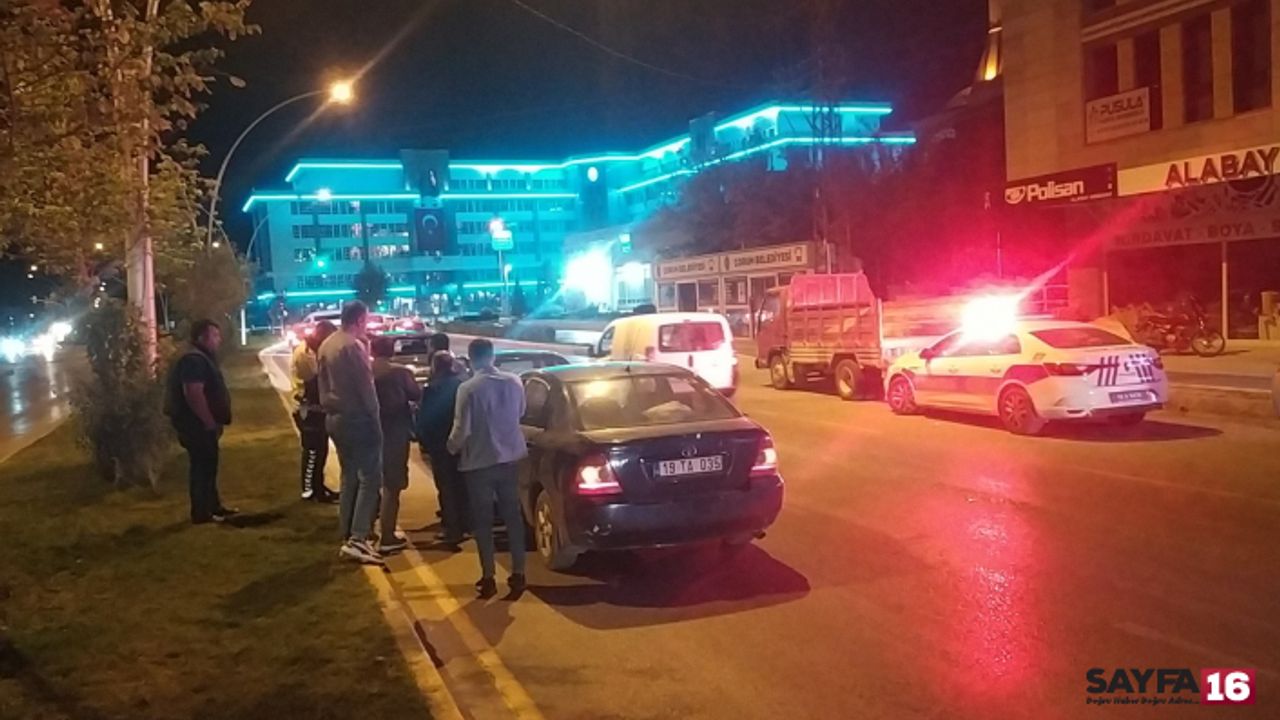 Çorum'da Bir Garip Olay. Kazadan Sağ Çıktı Ama Bıçaklandı