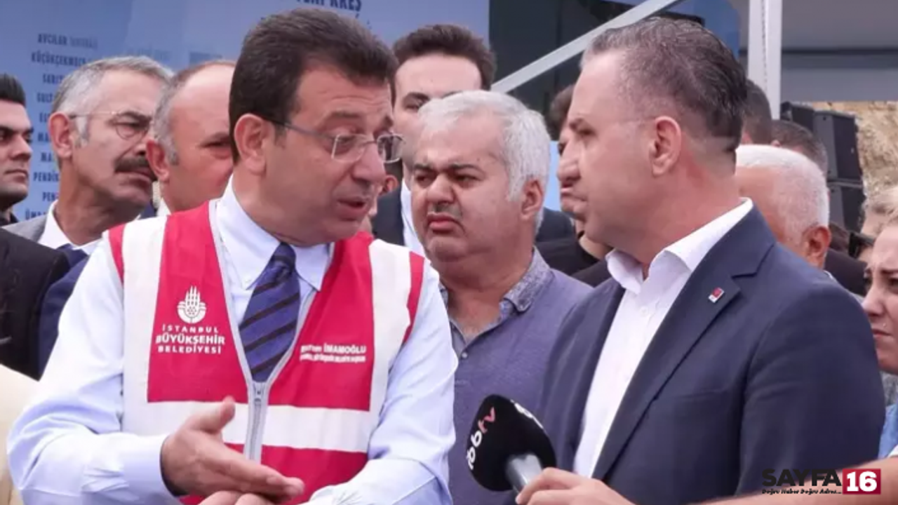 İmamoğlu ve CHP'li İlçe Başkanı Arasında Gergin Anlar