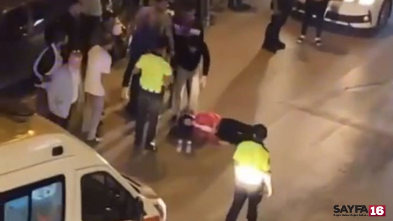 Yaralanan kadın sürücüyü tekmeleyip kaçtı!