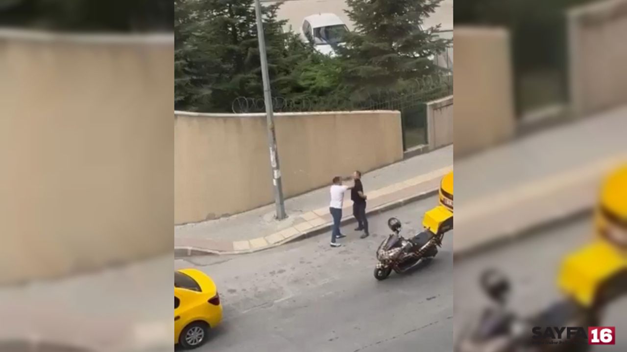 Kuryenin sabır sınavı, şiddete böyle dimdik durdu
