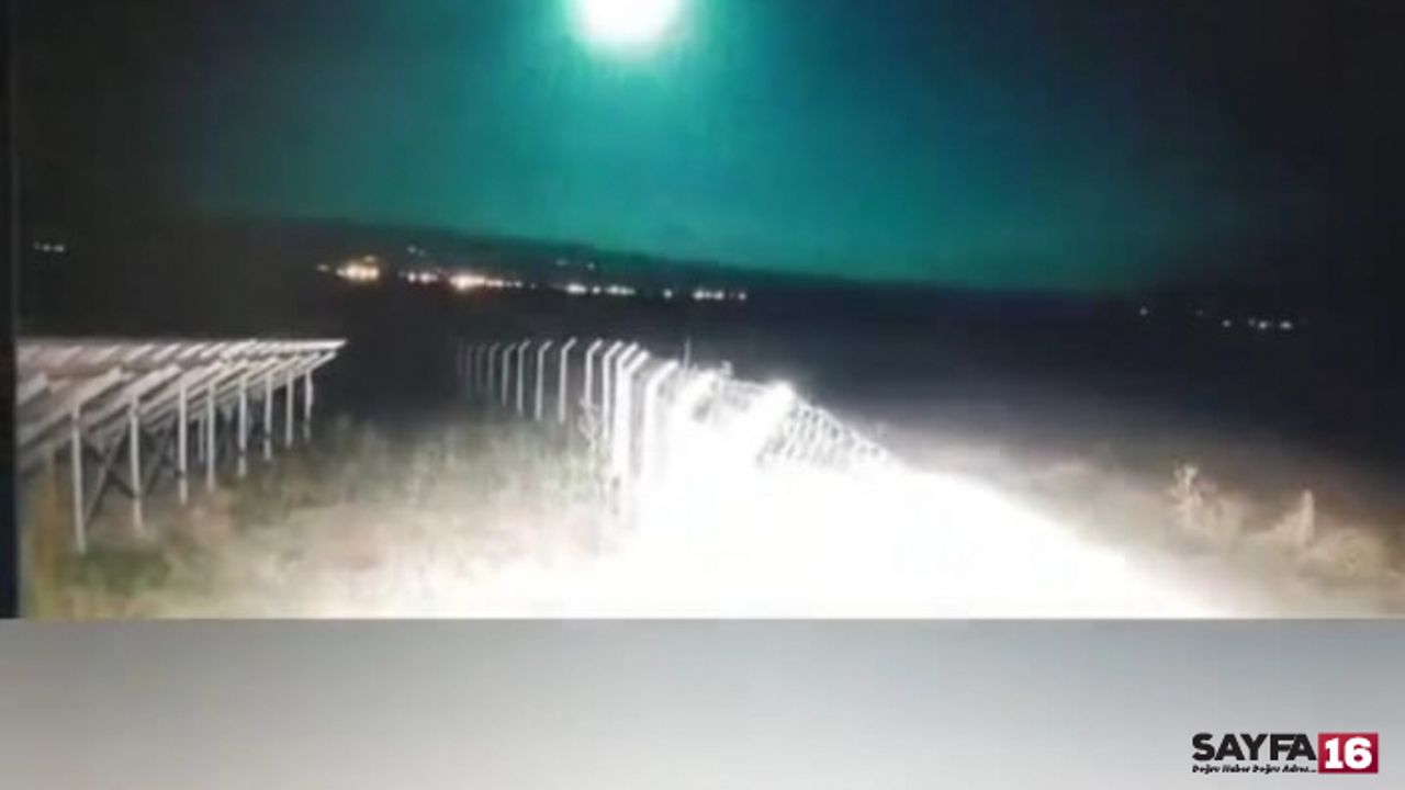 Son Dakika! Türkiye'ye birçok ilden görülen gök taşı düştü