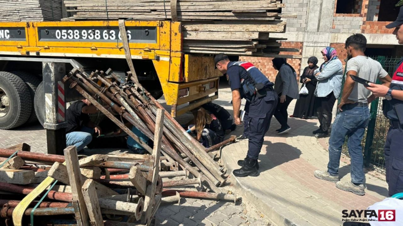 Vincin Halatı Kopunca Baş Üstü Yere Çakıldı