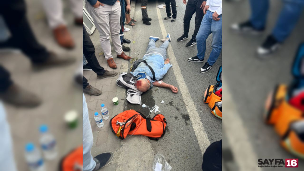 Başakşehir’de Kapısı Açık Minibüsten Düşen Adam Ağır Yaralandı