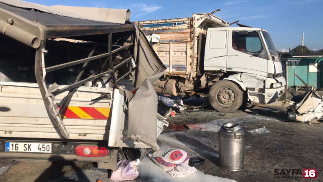 Bursa'da Feci Kaza! 1 Ölü 6 Yaralı