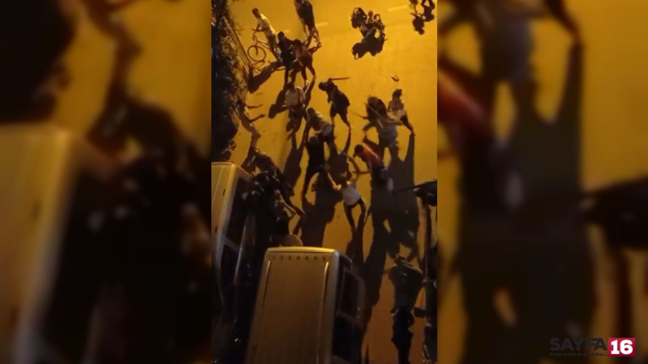 Bursa'da Gürültü Tartışması Taşlı Sopalı Kavgaya Dönüştü!