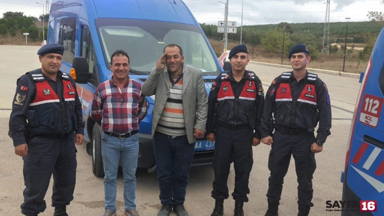 Bursa’da Tır Şoförünün Kaybettiği Arkadaşını Jandarma Buldu