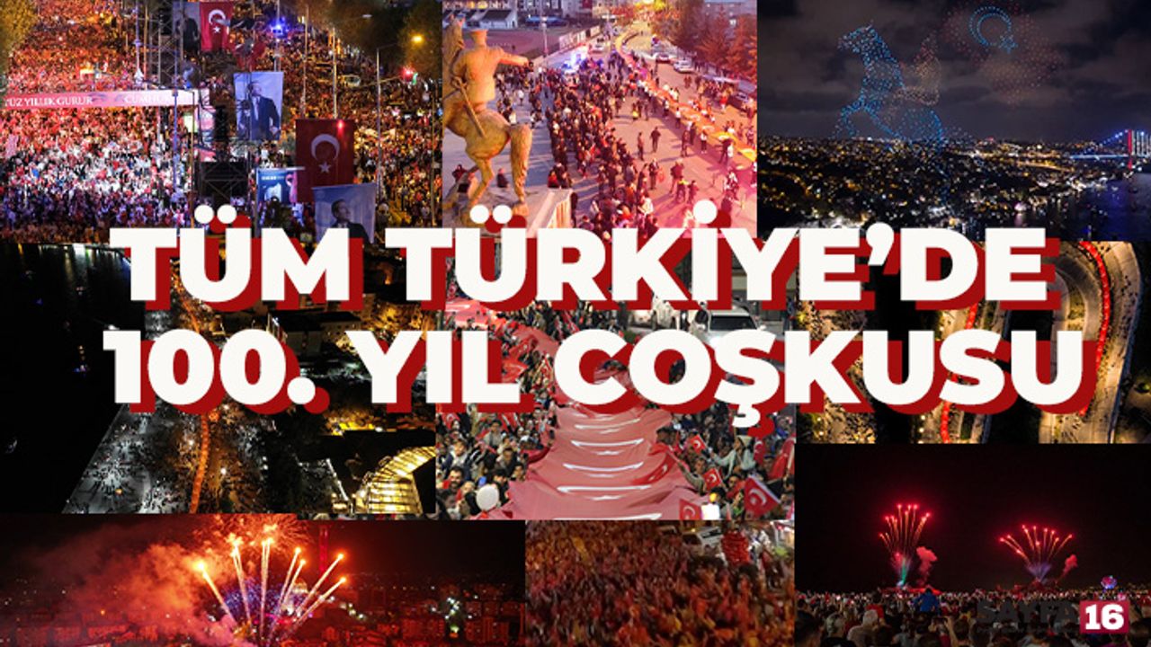 Dün Gece Tüm Türkiye'yi 100. Yıl Ruhu Sardı!