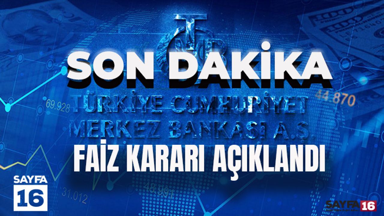 Son Dakika! TCMB Ekim Ayı Faiz Kararı Belli Oldu