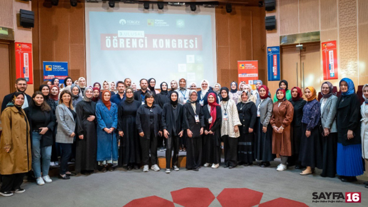 TÜRGEV'den 3. Ulusal Öğrenci Kongresi..