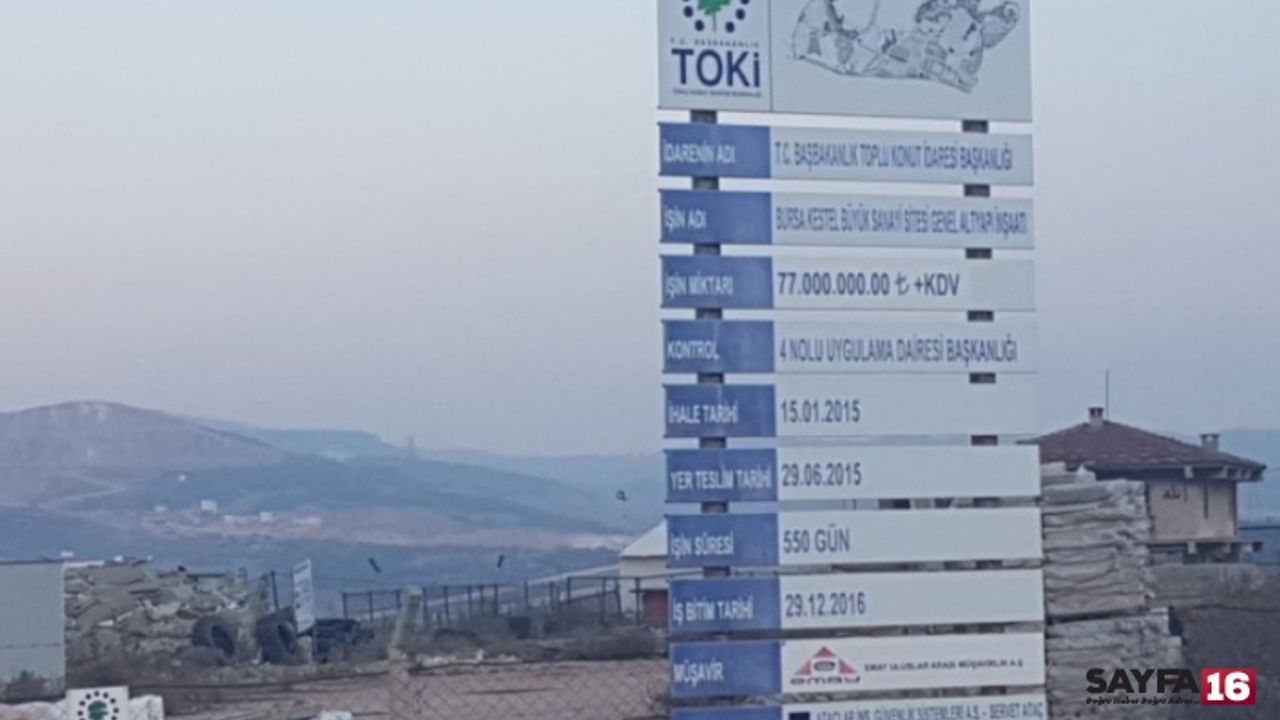 800 Milyon Dolarlık “Kestel Çataltepe Vurgunu” TBMM Gündeminde!