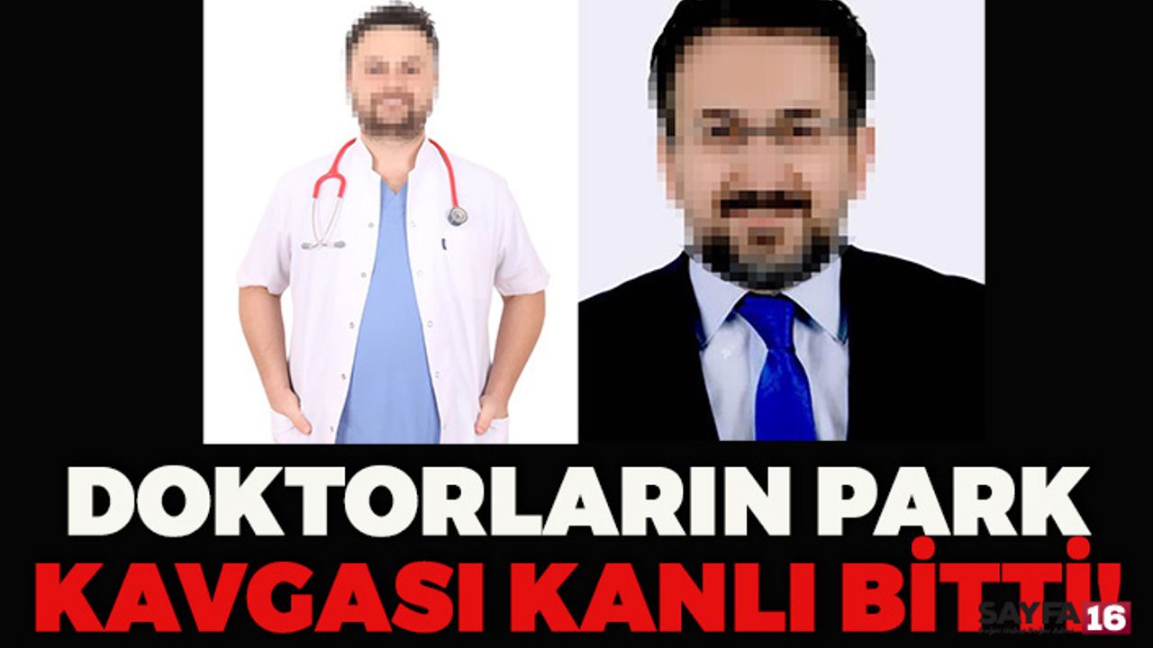 Aksaray'da Doktorların Park Kavgası Kanlı Bitti!