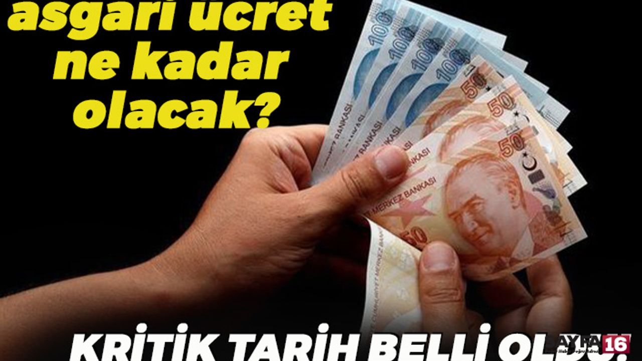 Asgari Ücrette Kritik Tarih Belli Oldu