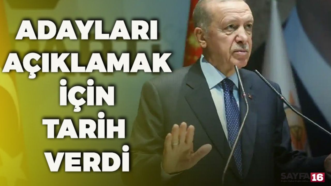 Erdoğan Belediye Başkan Adaylarının Açıklanacağı Tarihi Verdi