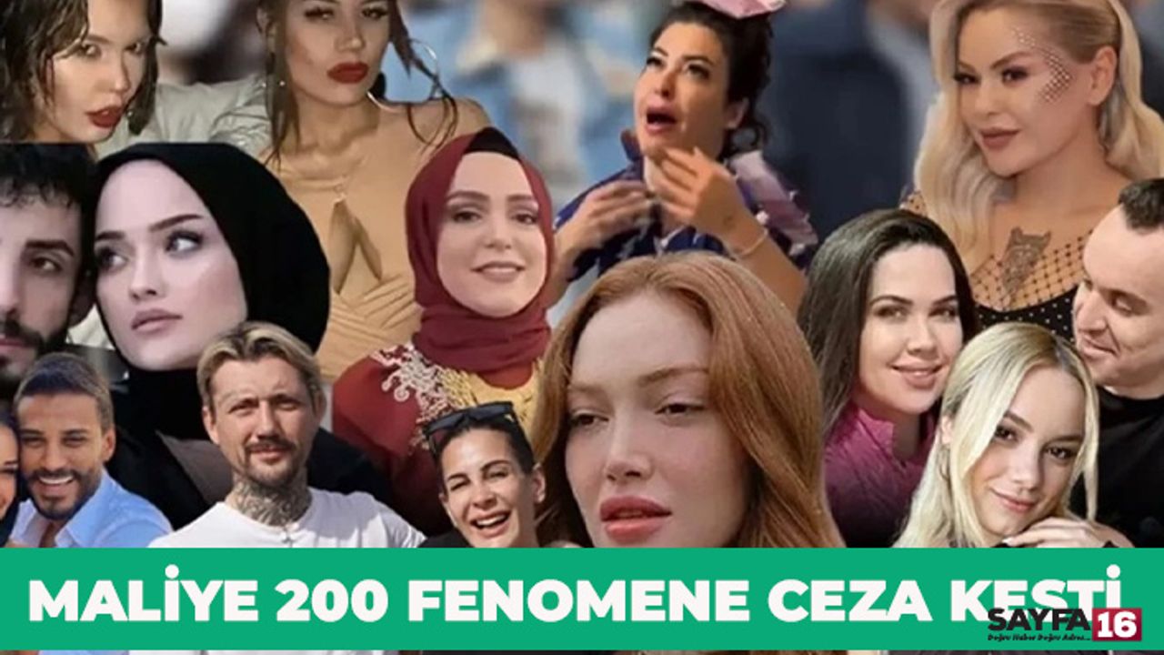 Maliye İncelemeye Aldı! 200 Fenomen İsme Ceza Kesildi