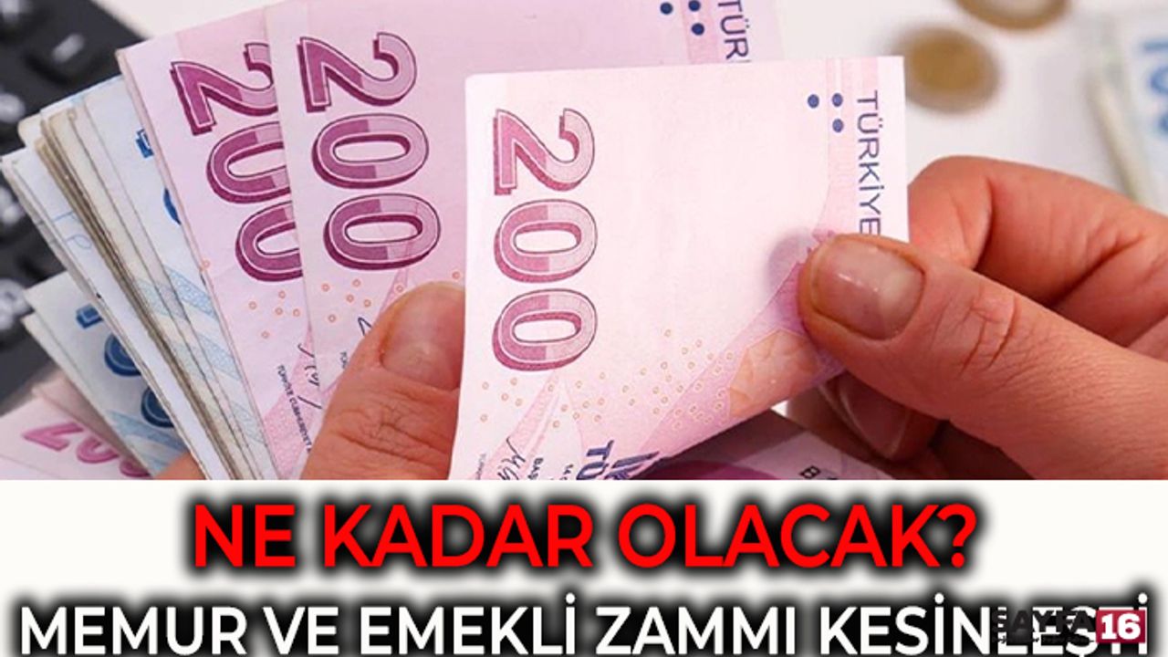 Memur ve Emekli Zammı İçin 4 Aylık Enflasyon Farkı Kesinleşti