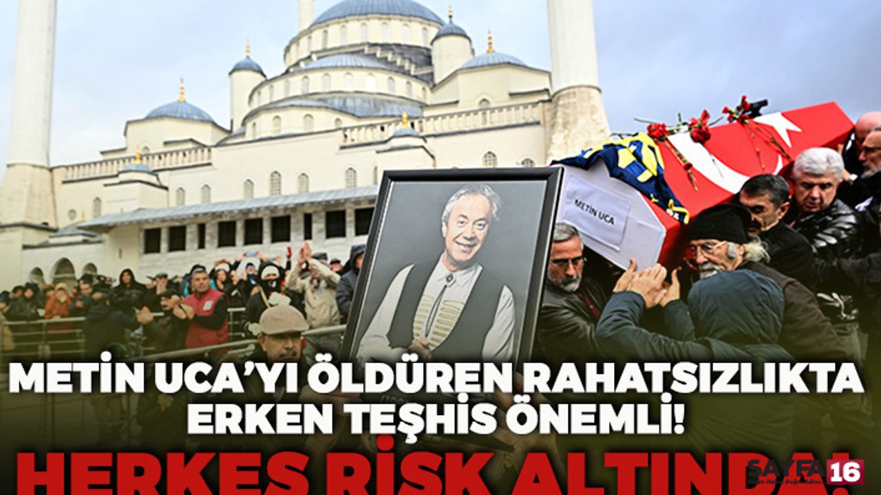 Metin Uca'yı Öldüren Şah Damarı Tıkanıklığında Erken Teşhis Önemli!