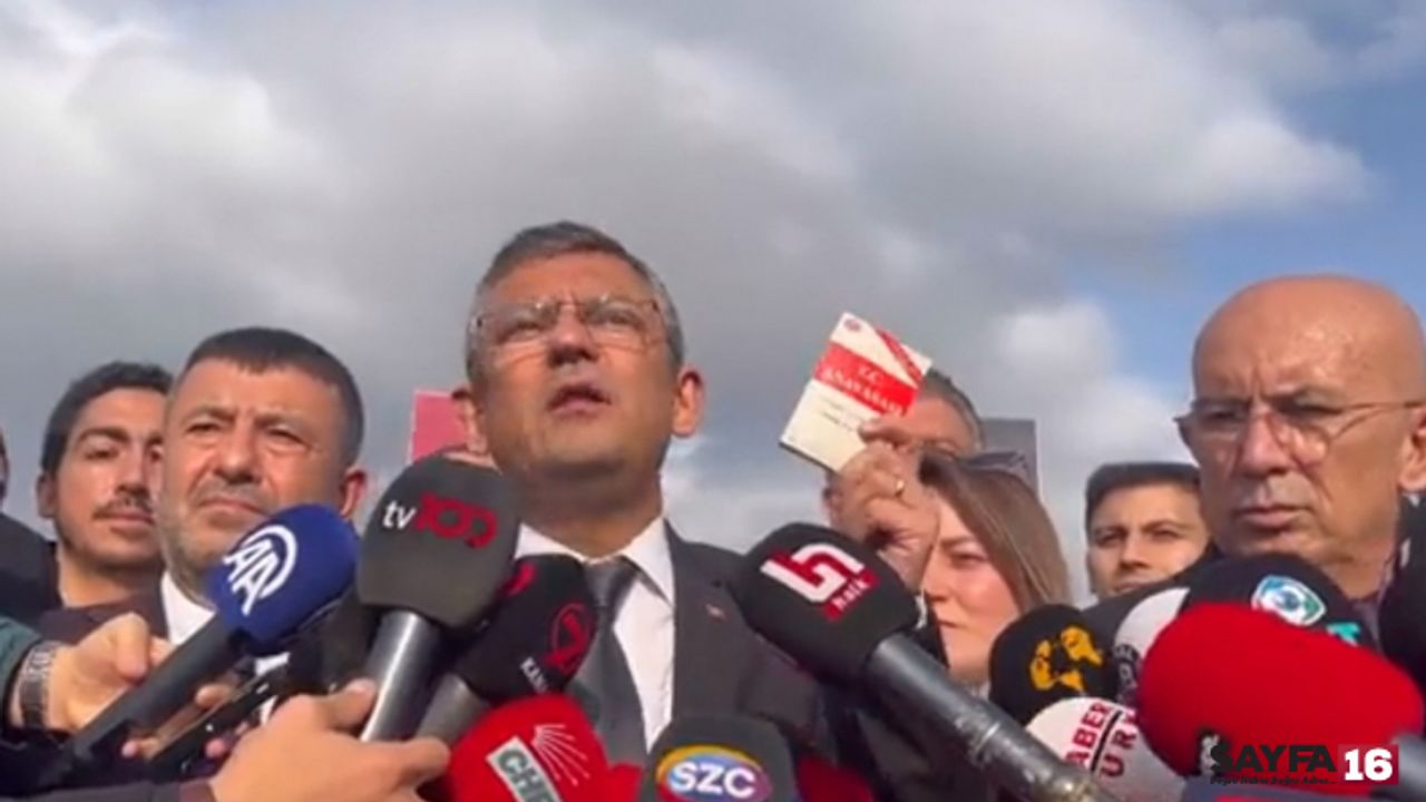 Özgür Özel AYM Önünde: Erdoğan Liderliğinde Bir Kalkışma Var