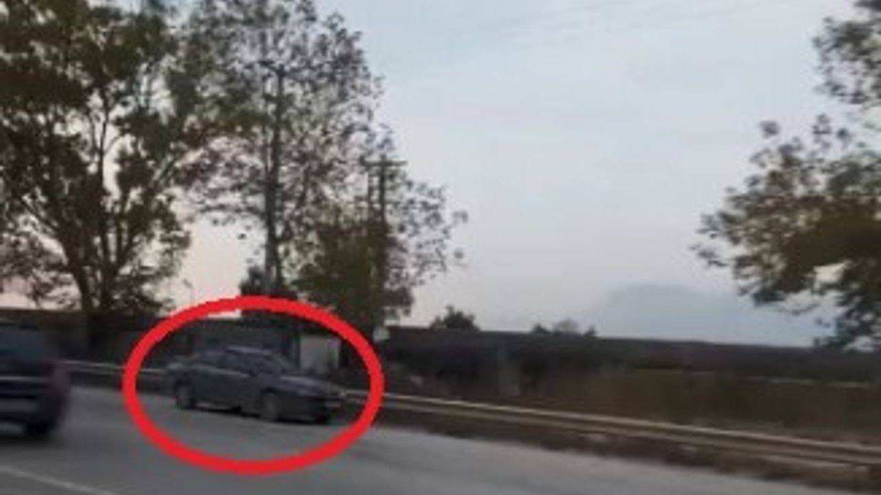 Bursa’da görülmemiş olay.. Şehirlerarası yolda tersten giderek faciaya davetiye çıkardı