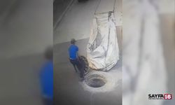 Bu kadarı pes dedirtti! Bursa'da rögar kapağı hırsızı