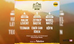 Uludağ Müzik Festivali'ne az kaldı!! İşte sahne alacak o isimler...