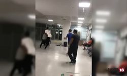 Bursa'da hastanede yumruklar havada uçuştu!