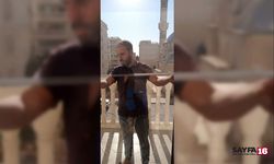 Mardin'de sıcaklığa dayanamayan camın balkonu çatladı