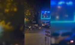 Bursa'da yan bakma kavgasında cadde boks ringine döndü