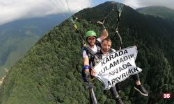 Gelin adayını karada bulamadı, havada aradı