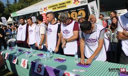 Bursa Gastronomi Festivali'nde Baklava Yeme Yarışması