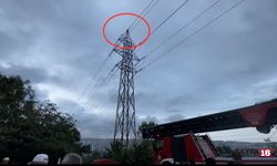 Erkek Arkadaşına Kızınca 40 Metre 154 Bin Voltluk Yüksek Gerilim Hattı Direğine Çıktı