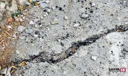 Mudanya'da İnşaat Çalışmasında Yol Yarıldı