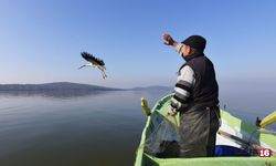 'Yaren' leylek Adem amcaya veda etti