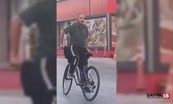 Bursa'da Göreni Şaşkına Çeviren Bisikletli!
