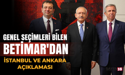 Genel Seçimleri Bilen Betimar'dan İstanbul ve Ankara Açıklaması