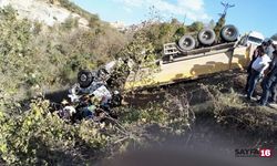 Son Dakika! Nilüfer Maksempınar Köyü Yolunda Hafriyat Kamyonu Devrildi