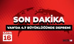 Son Dakika! Van'da 4,7 Büyüklüğünde Deprem