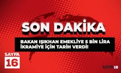 Bakan Işıkhan tarih verdi! Emekliye 5 bin lira ikramiye ne zaman verilecek?