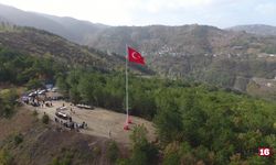 Bursa Uluçam Köyü'nde 100. Yıl Bayrağı