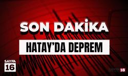 Son Dakika! Hatay'da 4.8 Büyüklüğünde Deprem!