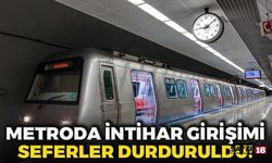 Yenikapı-Hacıosman Metro Hattında İntihar Girişimi! Seferler Durduruldu