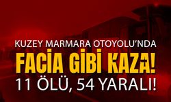 Kuzey Marmara Otoyolunda Facia Gibi Kaza! 11 Ölü 54 Yaralı!