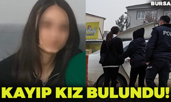 Bursa'da Kaybolan Melike Sali Bulundu