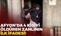 Afyon'da 4 Kişiyi Öldüren Katil Zanlısın İfadesi Ortaya Çıktı!