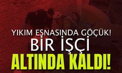 Kadıköy'de Yıkım Esnasında Göçük! İşçi Molozların Altında Kaldı!