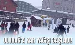 Uludağ'da Beklenen Kar Yağışı Başladı!